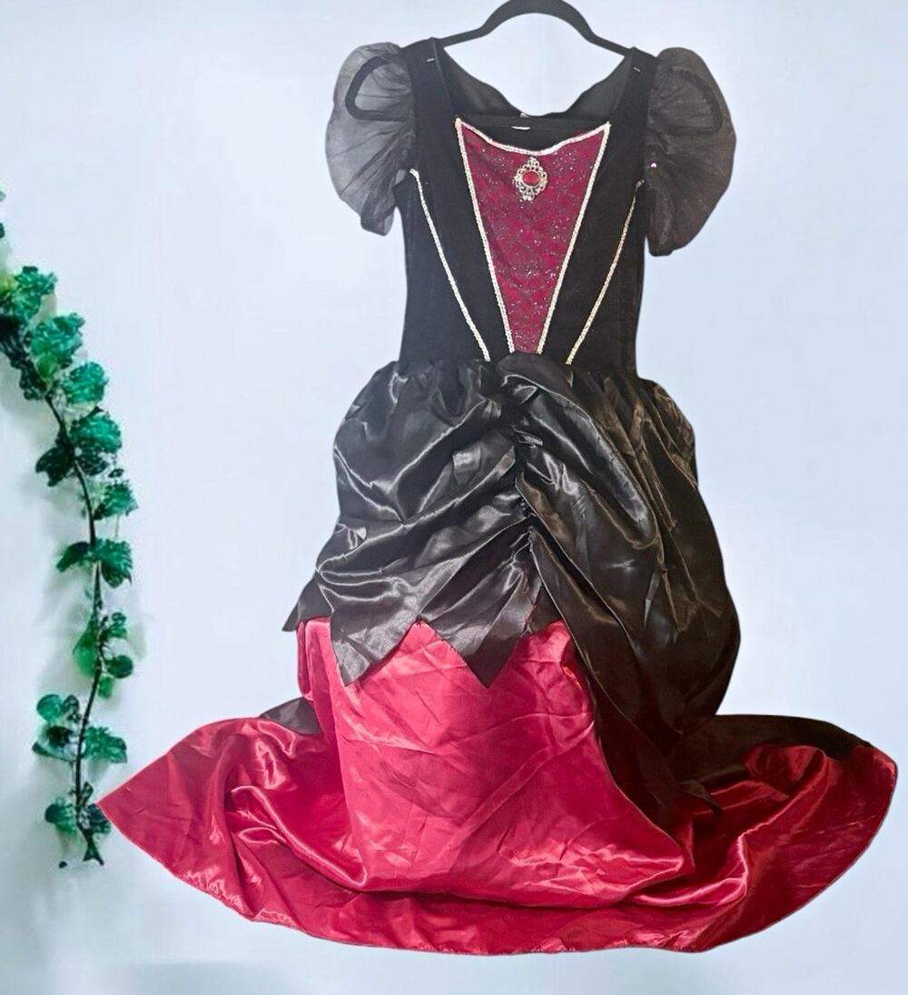 Goodmark Gothic Enchantress Costume Dress Girls Size XL 14/16 Witch Vampire Hall